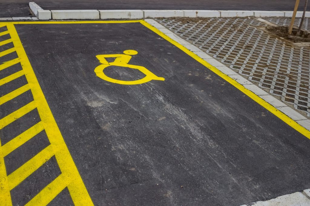 ADA Compliant Parking Space Markings
