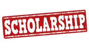 Red scholarship stamp for NAHMA scholarship blog on Property Manager Insider