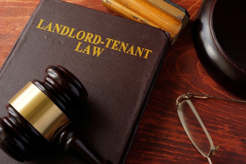 landlord Tenant Laws with Gravel on top