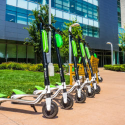 Lime Scooters Parked Outside Office Property For Multifamily Properties E-Scooter Policies Blog