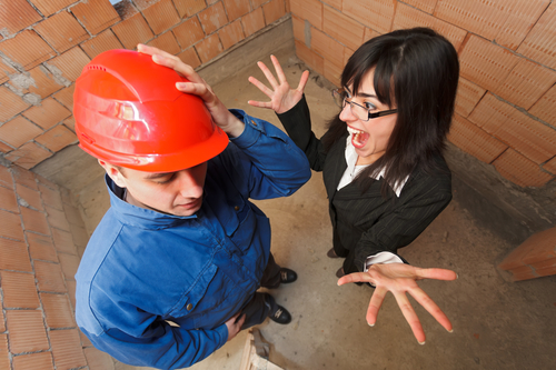 Property Manager Yelling At Construction Worker For 6 Tips to Avoid Low Quality Contractors Blog
