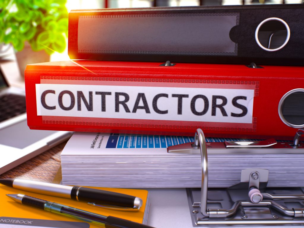 Contractors Folder Contains Approved Vendor Lists For Commercial Property Management Company