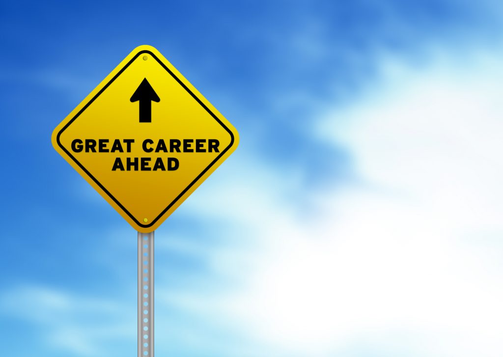 Property Management Career Paths Great Careers Ahead On Yellow Traffic Sign