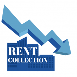 Declining Arrow Over Rent Collection