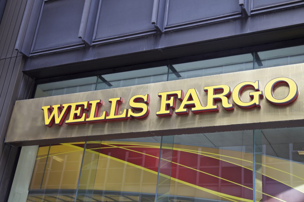 Wells Fargo Channel Letters Sign On Front Of Bank Branch Are One Type Of Commercial Signs