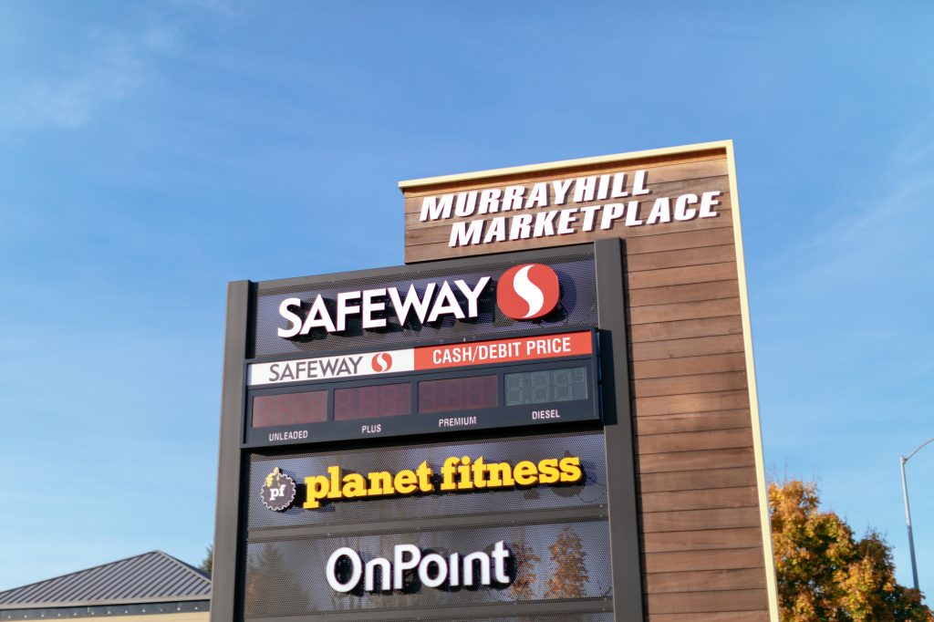 Monument Sign Outside Community Retail Shopping Center For Types of Retail Shopping Centers Blog