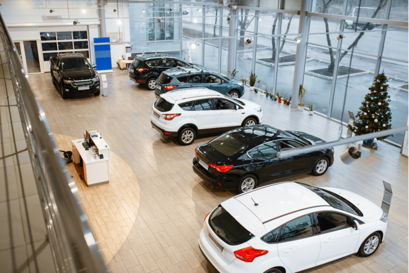 Indoor Car Dealership Showroom Example Of An Industrial Property Type
